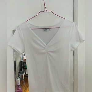 Hollister White Tee